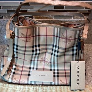 Burberry Haymarket Colours Small Canterbry Tote